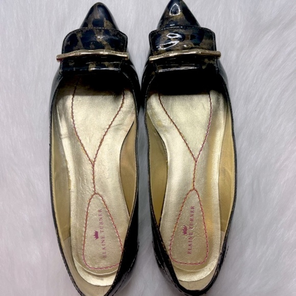 Elaine Turner Gold shoes size 7